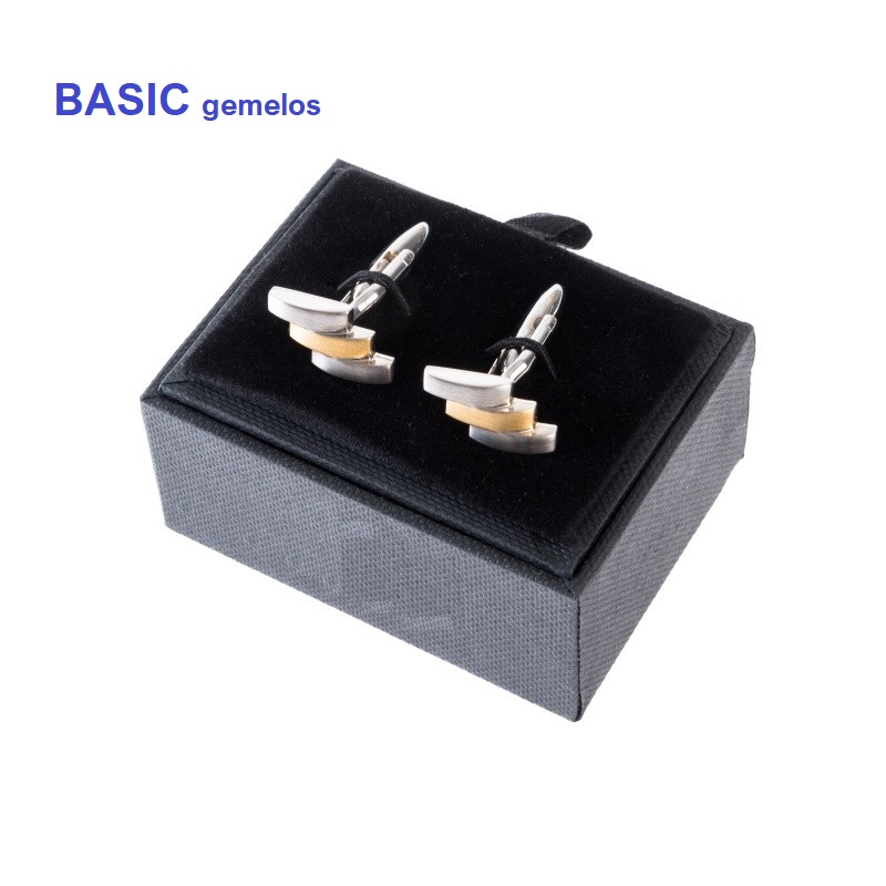 Estuche Basic gemelos gomas 70x53x30 mm.